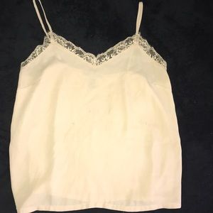 Forever 21 cream lace detail camisole